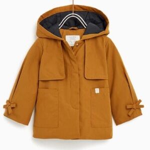 Zara Baby Girl Parka with Bows